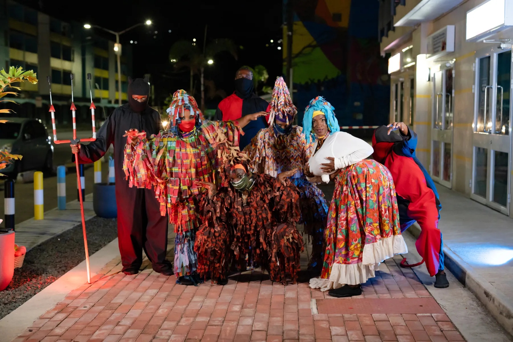 Caribbean dance performance for hotel and resort guests